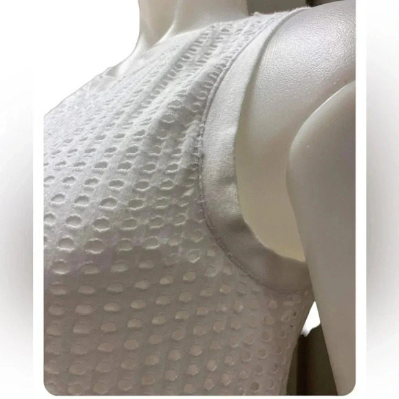 Fabletics Bryce White Mesh Mini Dress  Size Small - Picture 7 of 9